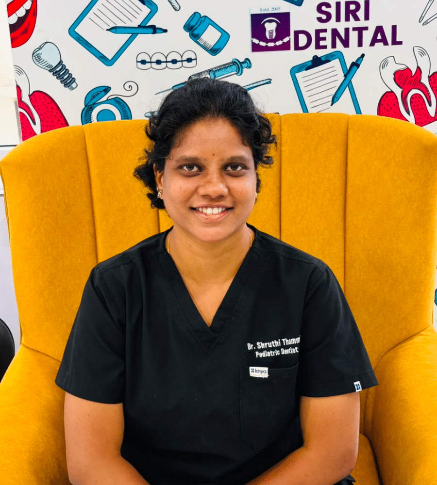 Dr Shruthi — MDS Kids Dental Specialist in Hyderabad, Siri Dental Hospital